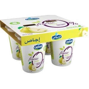YAOURT FINESSE POIRE Chergui 4pots de 110g