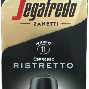 10 capsules Café Compatible Machine Nespresso aluminum Ristretto intensité 11 Segafredo