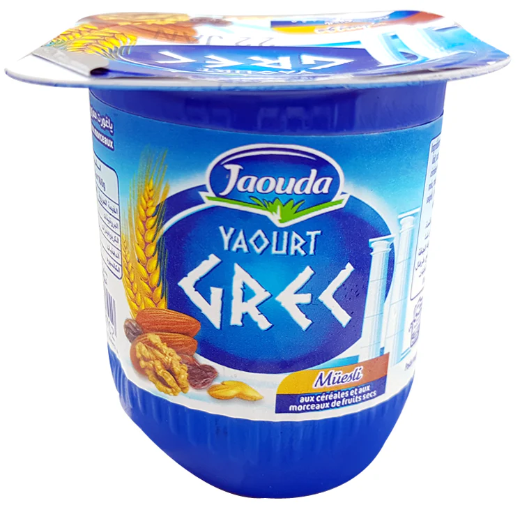 Yaourt Grec Müesli (Céréales et Fruits Secs) JAOUDA 110 g – Image 2