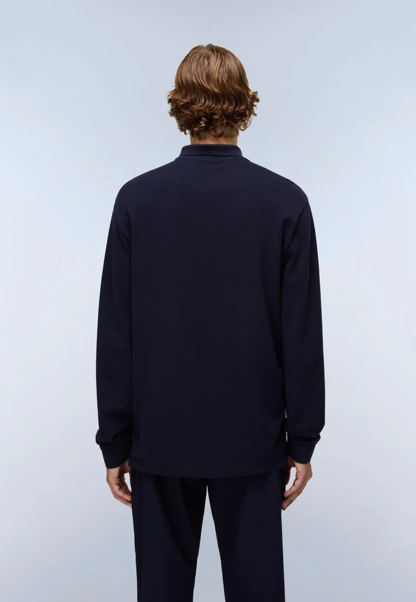 Ealis Piqué Long Sleeve Polo Shirt – Image 4